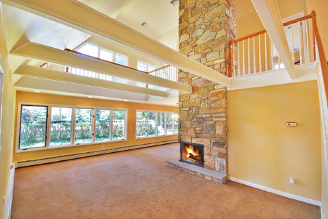 Spacious and airy living room inside this home in Boonton, NJ!